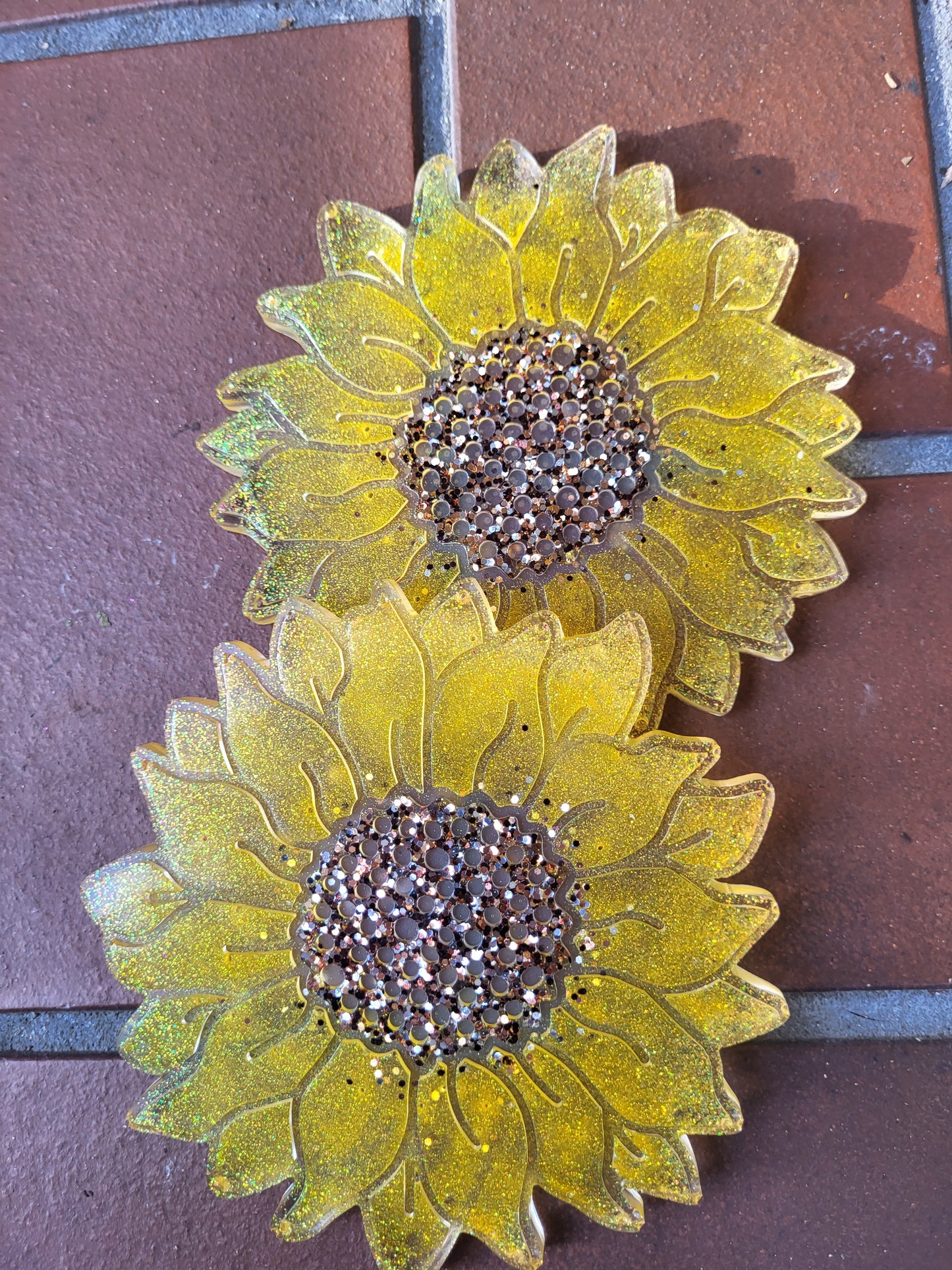 Yellow Sunflower Coasters