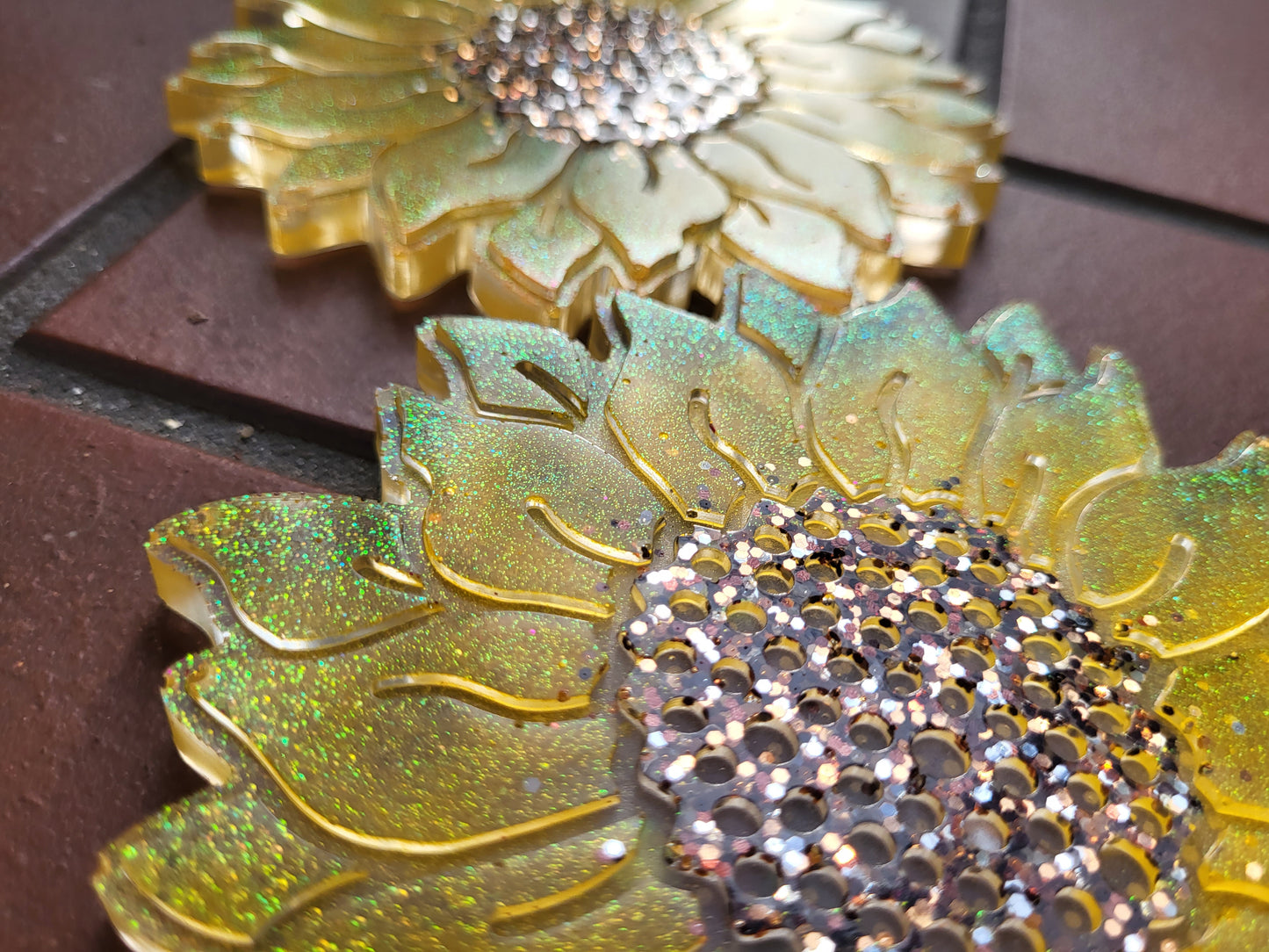 Yellow Sunflower Coasters