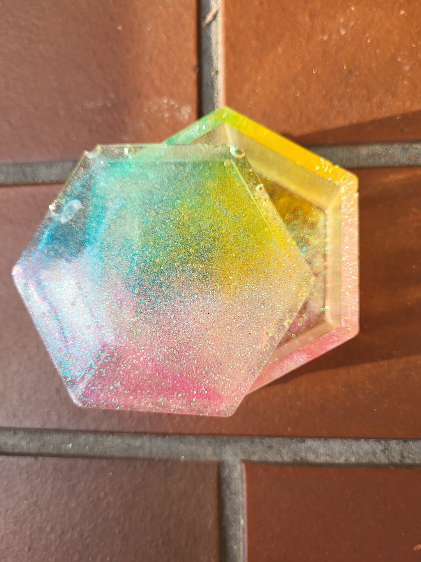 Rainbow Hexagon Box