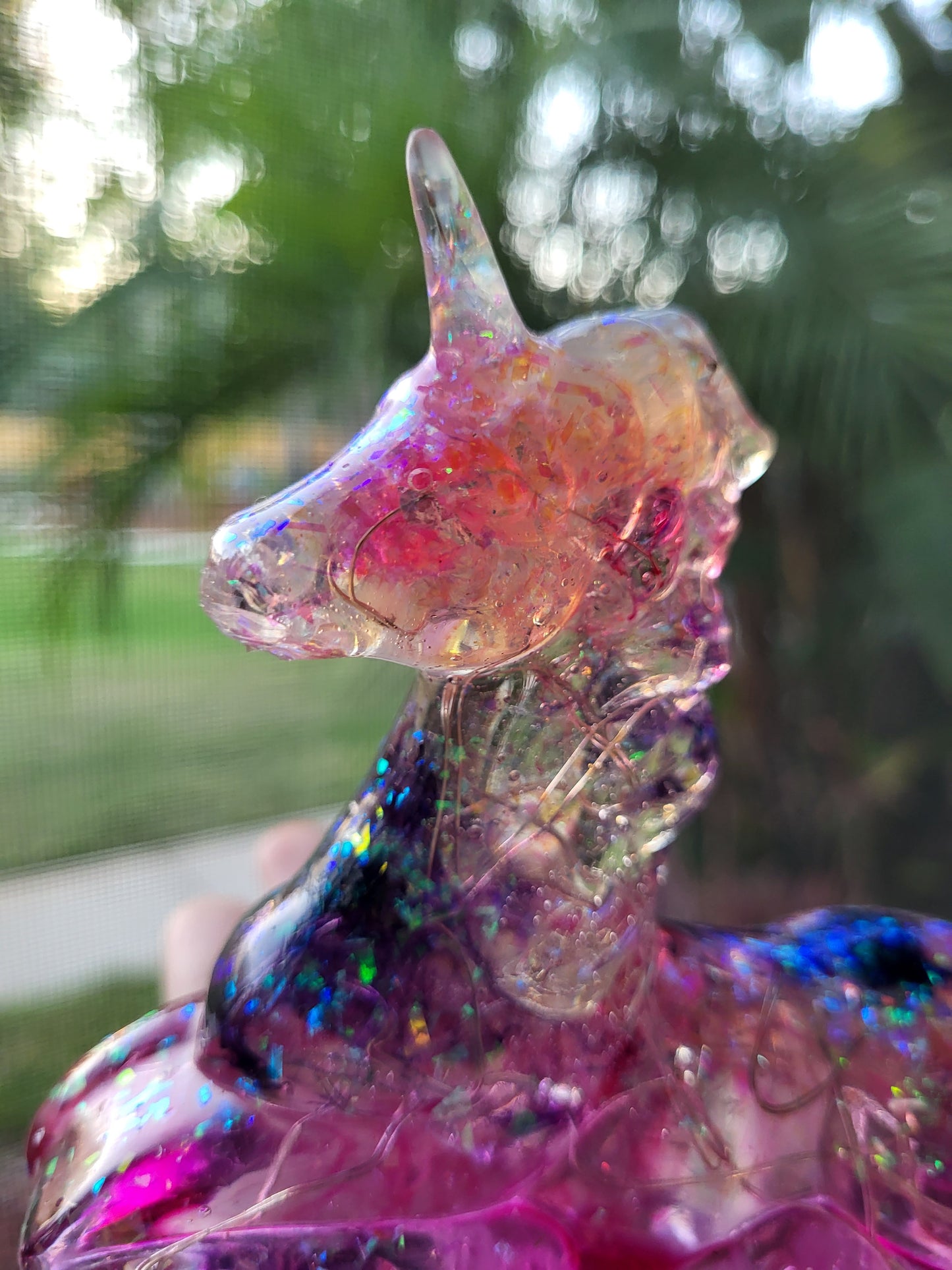 Pink, Purple, and White Unicorn Nightlight