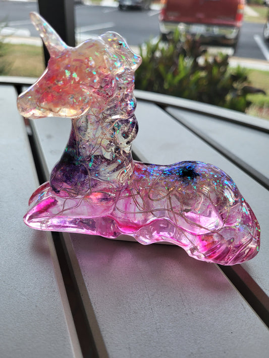 Pink, Purple, and White Unicorn Nightlight