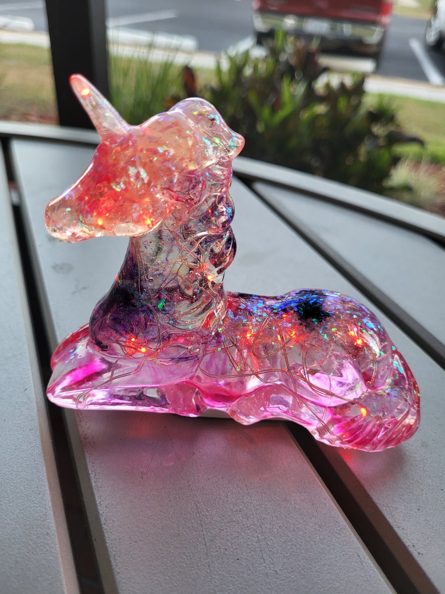 Pink, Purple, and White Unicorn Nightlight