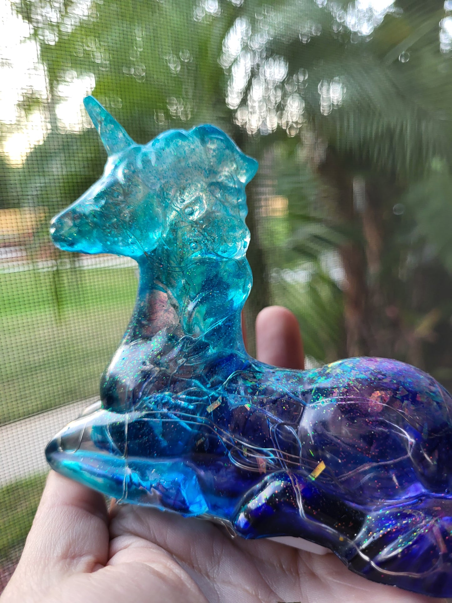 Gorgeous Purple and Blue Unicorn Nightlight