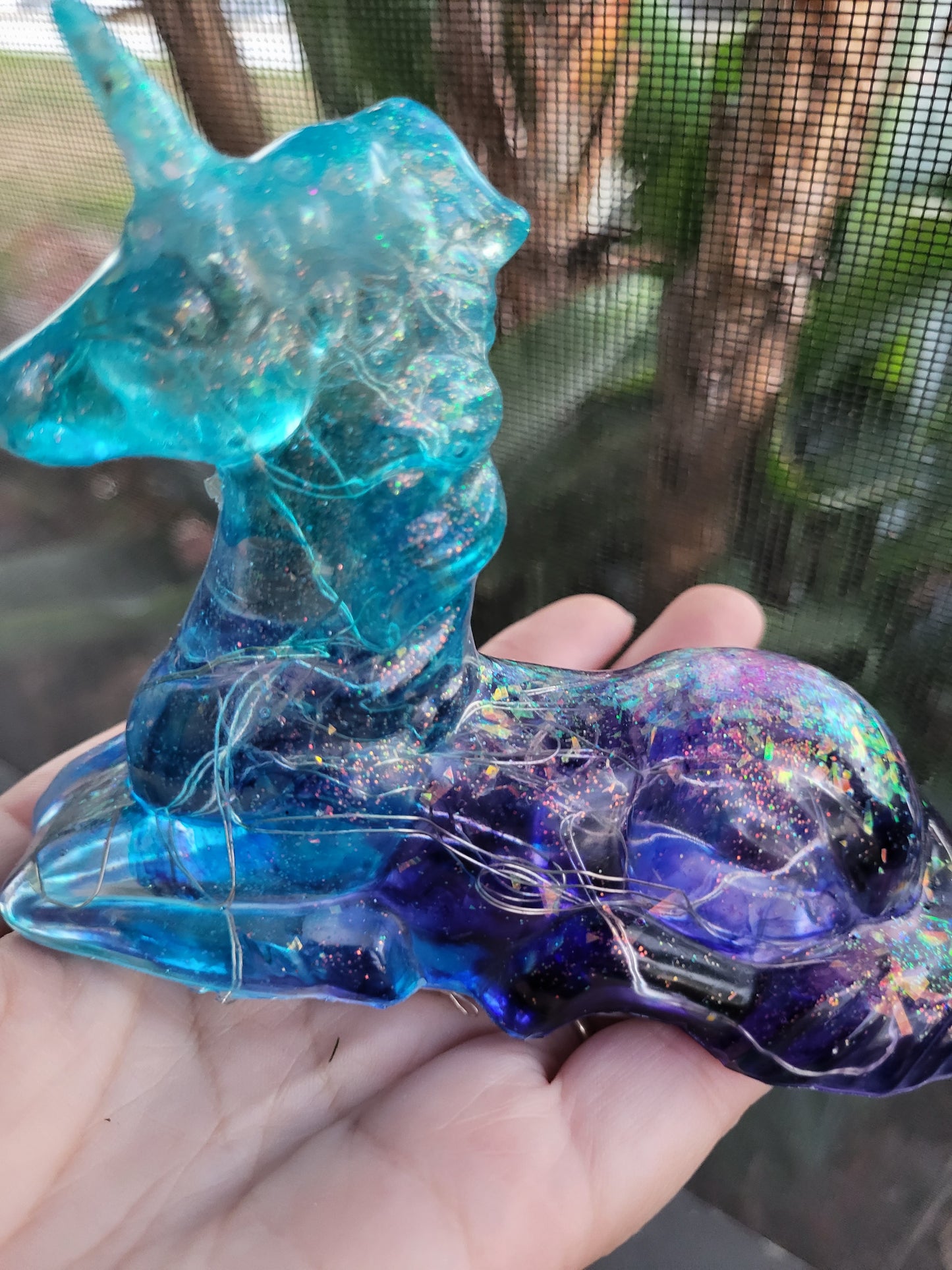 Gorgeous Purple and Blue Unicorn Nightlight