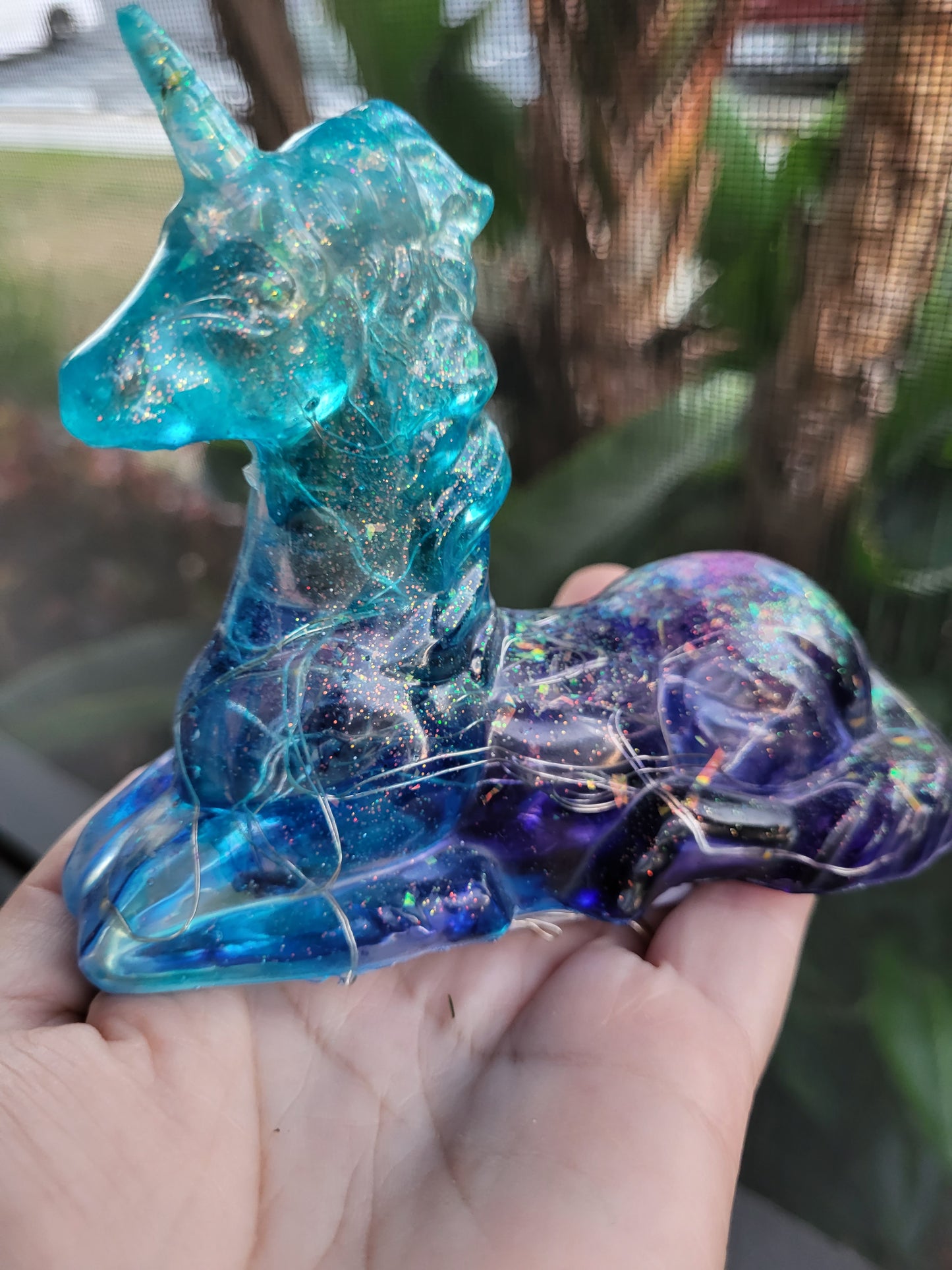 Gorgeous Purple and Blue Unicorn Nightlight