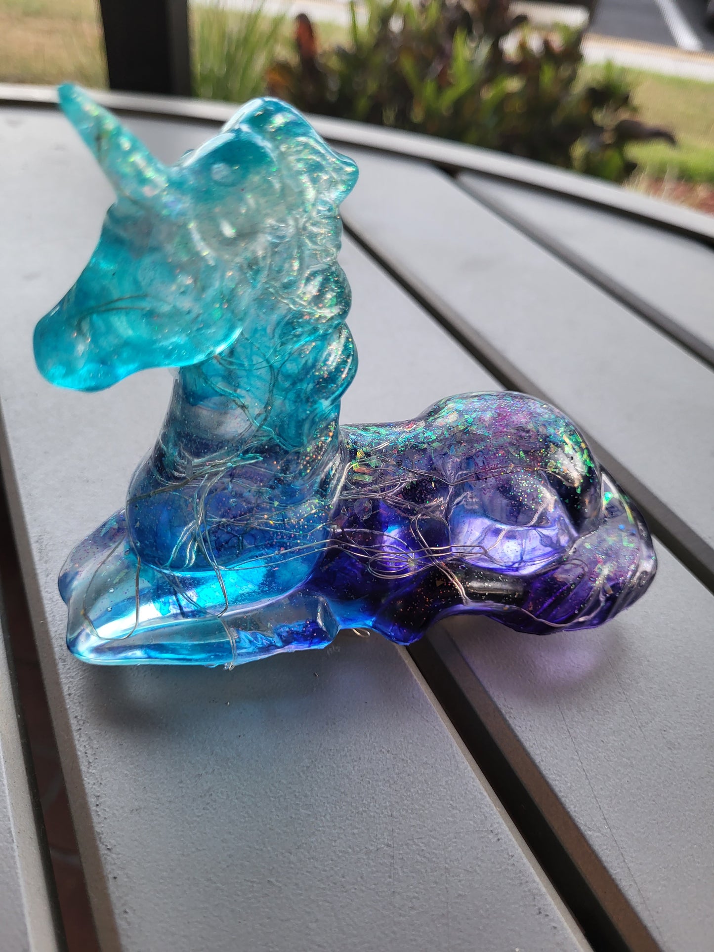 Gorgeous Purple and Blue Unicorn Nightlight