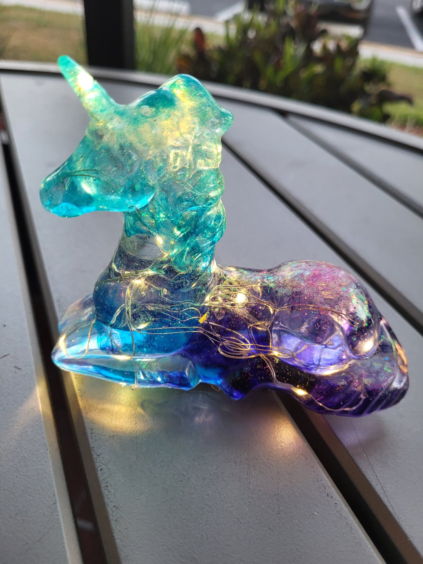 Gorgeous Purple and Blue Unicorn Nightlight