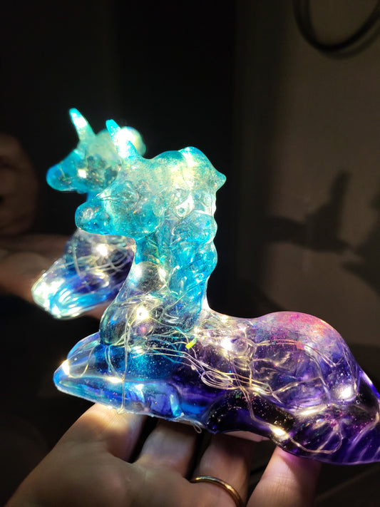 Gorgeous Purple and Blue Unicorn Nightlight