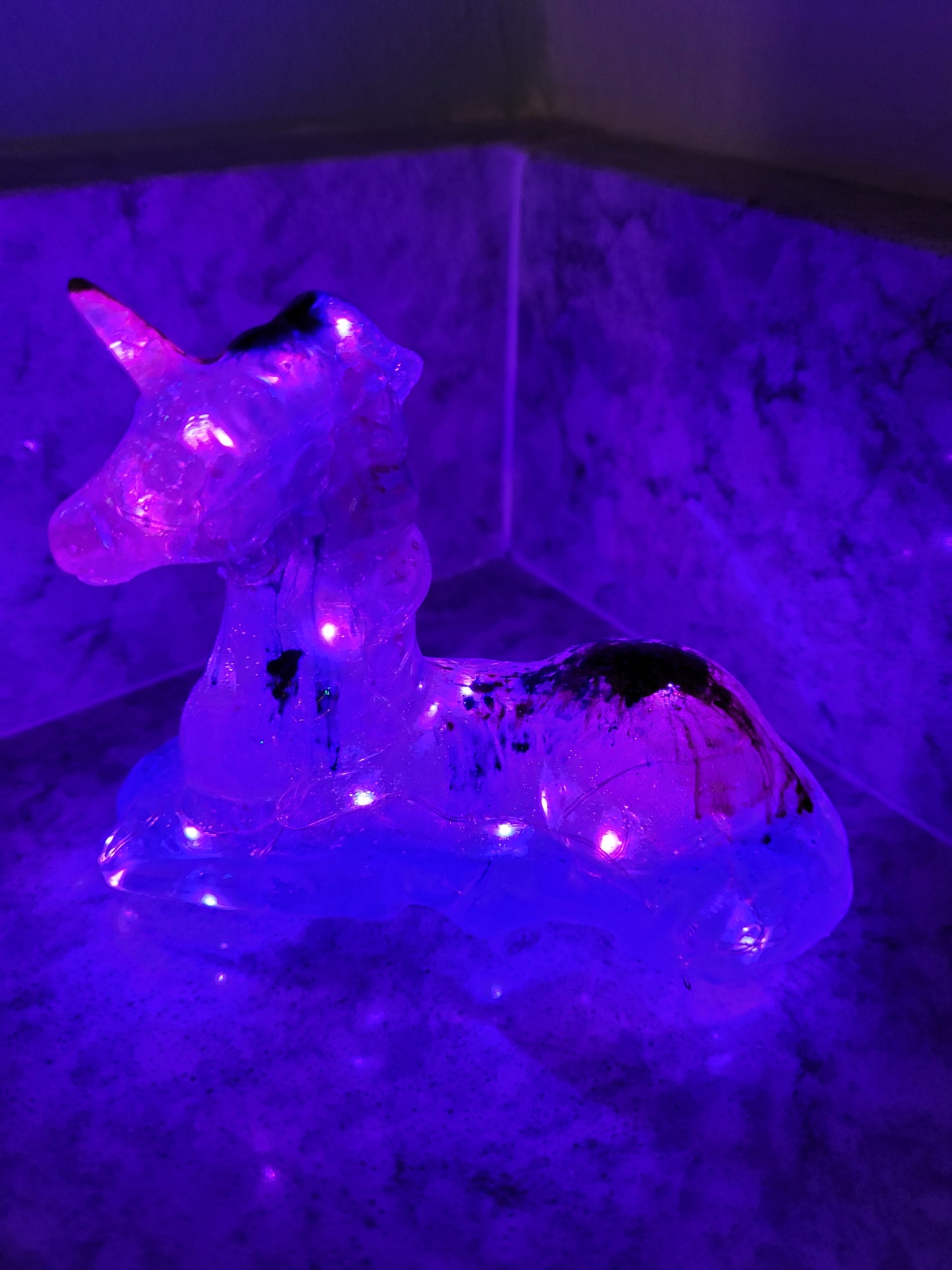 Purple and Gold Unicorn Nightlight