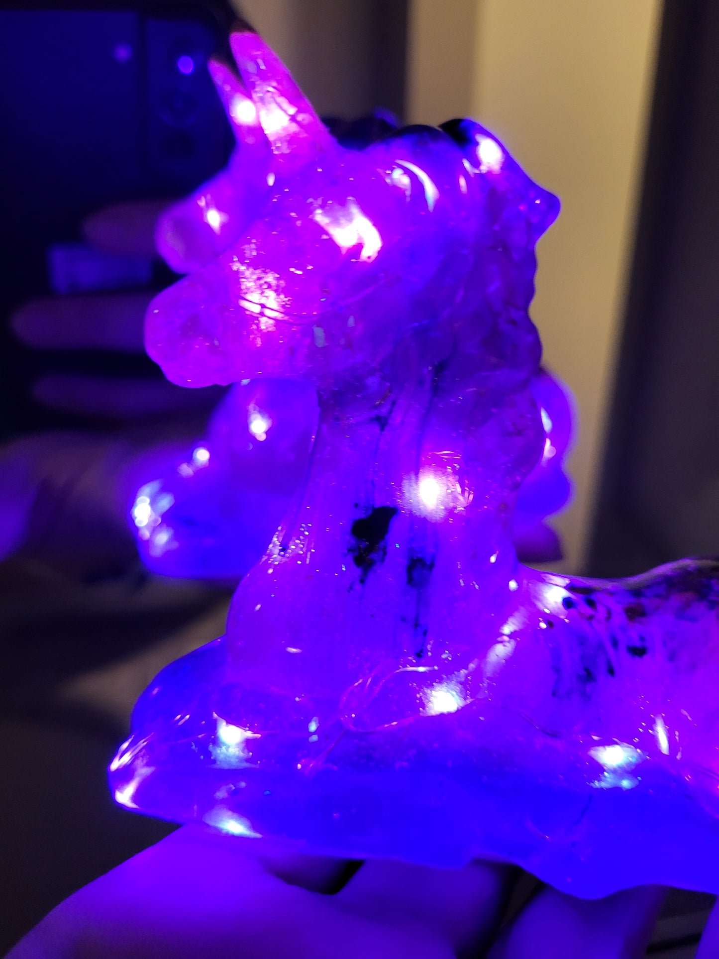 Purple and Gold Unicorn Nightlight