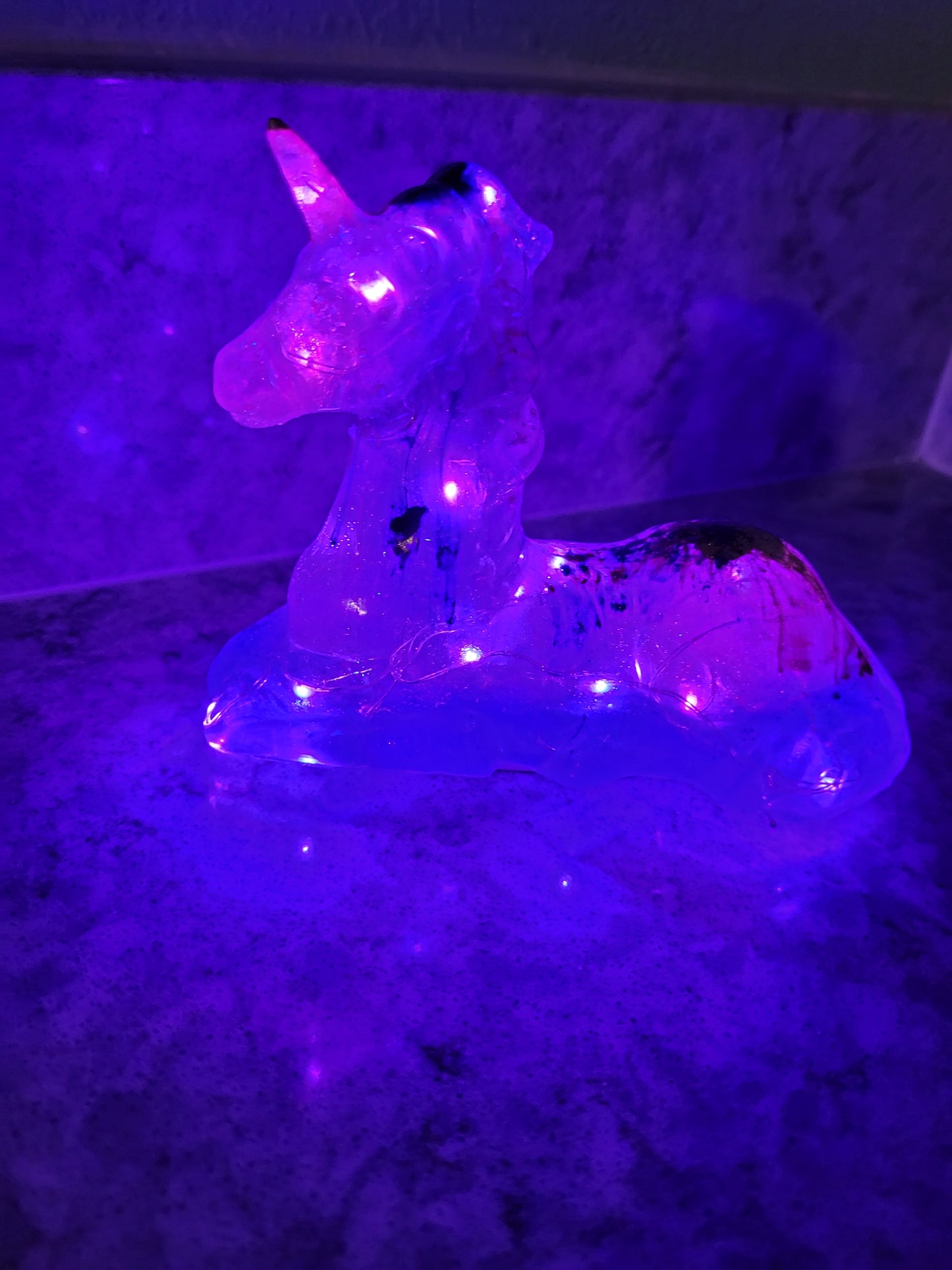 Purple and Gold Unicorn Nightlight