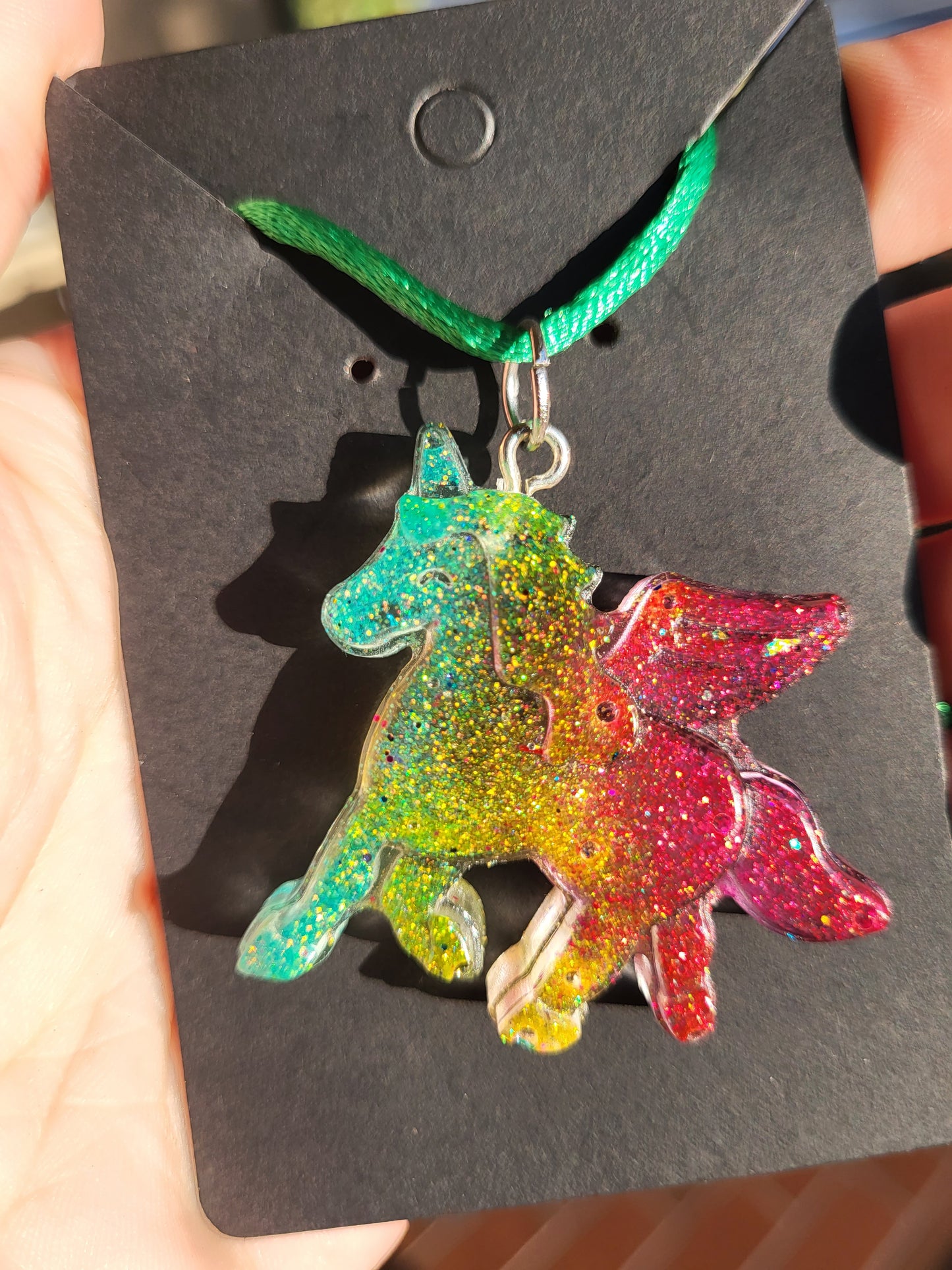 Rainbow Unicorn Necklace