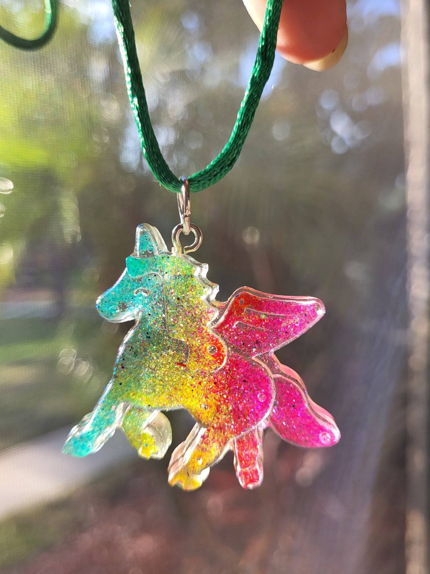 Rainbow Unicorn Necklace