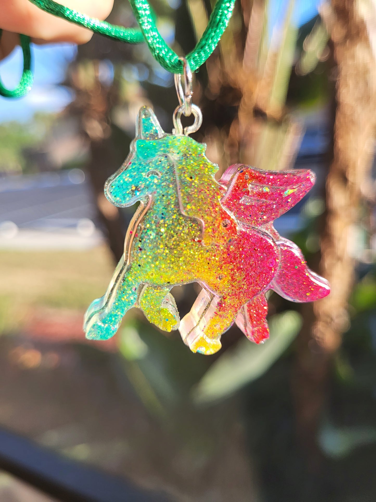 Rainbow Unicorn Necklace