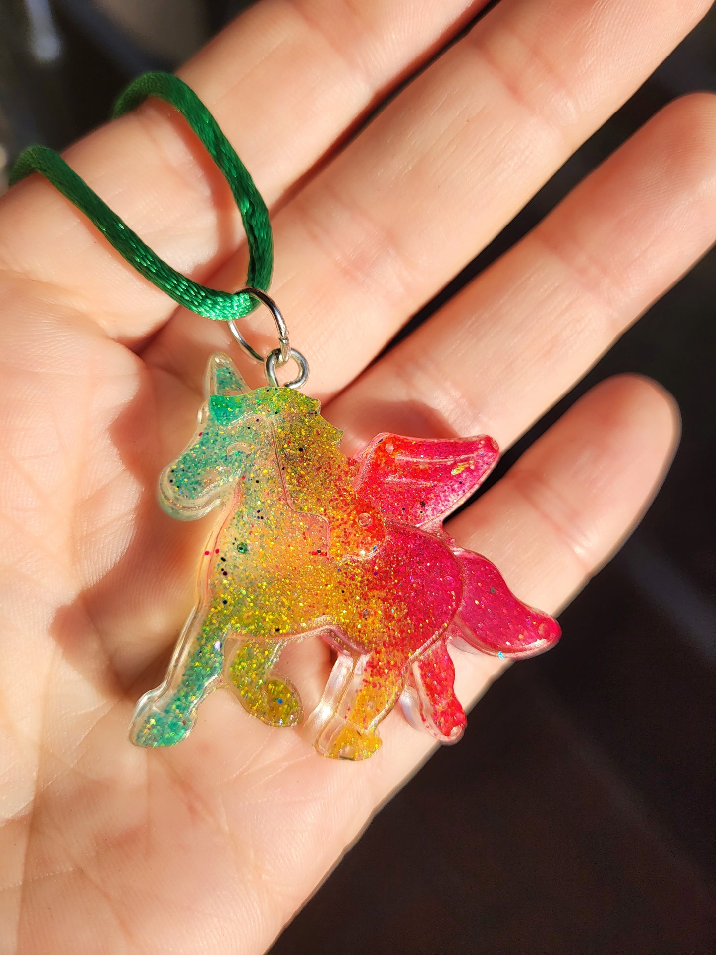 Rainbow Unicorn Necklace